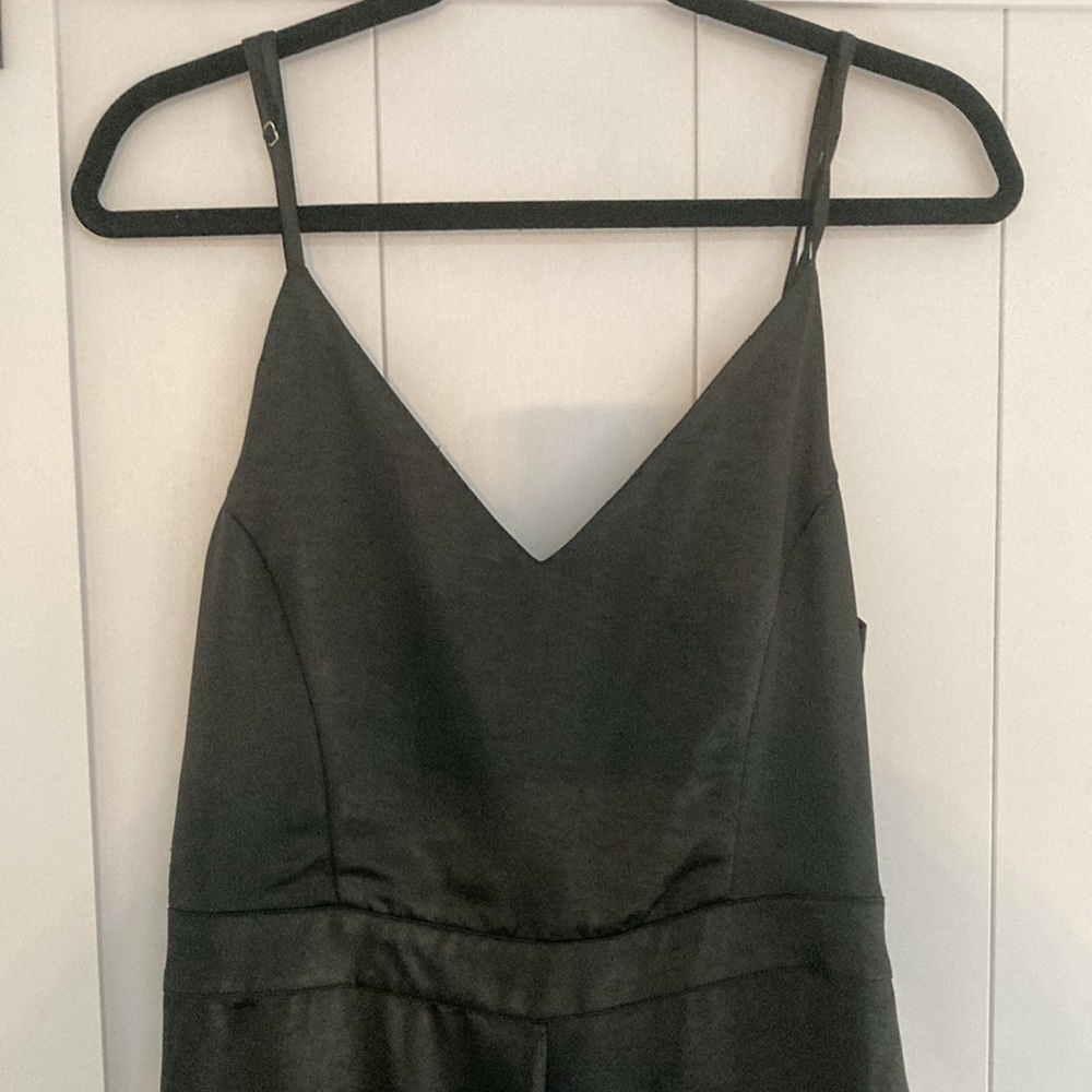Lumiere Silky Wide Leg Romper, Large - Picture 3 of 10